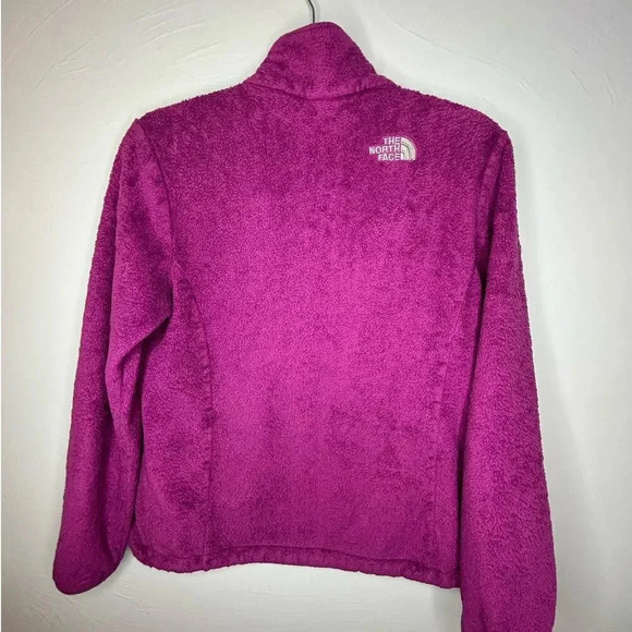 The North Face Full Zip Fleece Jacket Size Small Fushia Outdoors Hiking Warm - Picture 2 of 5